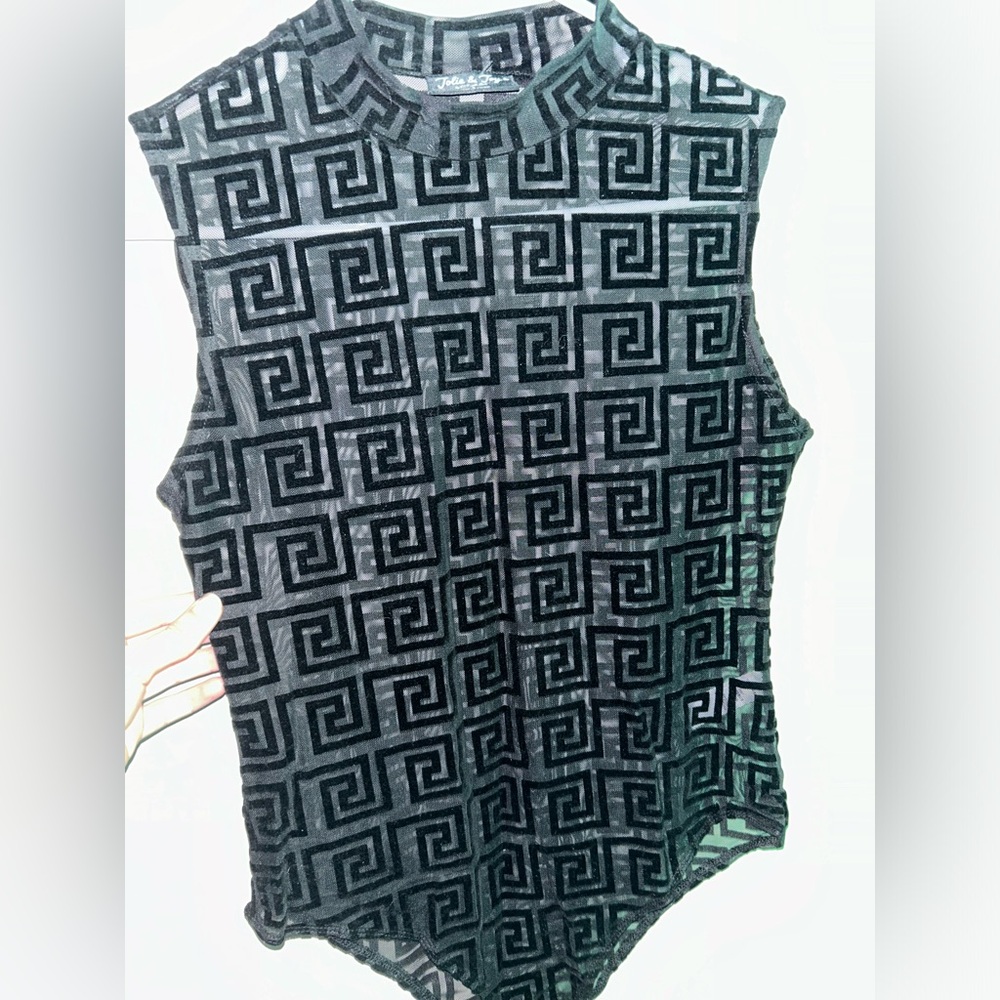 See-through Body Suit Shirt